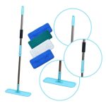 Yui Mikrofiber Teleskopik Spin Mop 4'lü Set Kuru Bez Islak Bez Ve Duvar Bezi