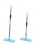 Yui Mikrofiber Teleskopik Spin Mop 4'lü Set Kuru Bez Islak Bez Ve Duvar Bezi