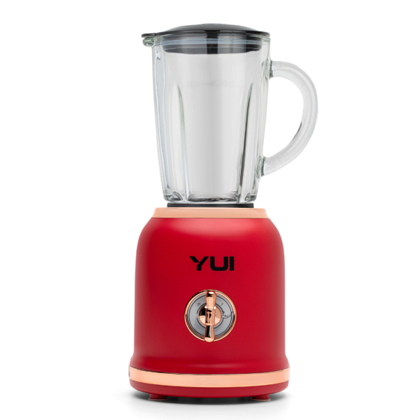 Yui M18 Kişisel Smoothie Blender Retro Titanyum Gri, 450 ml Cam, 600 ml Smoothie, 180 ml Öğütücü Hazne
