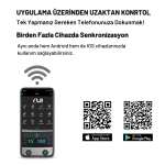 Yui M25 Maxifry Pro 5.5 Lt. Smart Dokunmatik Airfryer Sıcak Hava Fritöz Siyah
