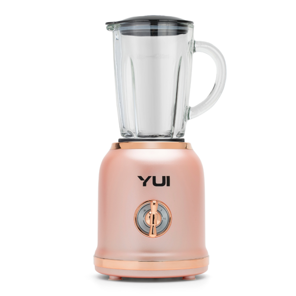 Yui M18 3'ü 1 Arada Retro Smoothie Blender Seti Pembe