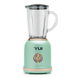 Yui M18 3'ü 1 Arada Retro Smoothie Blender Seti Yeşil