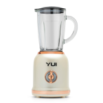 Yui M18 3'ü 1 Arada Retro Smoothie Blender Seti Krem Renk