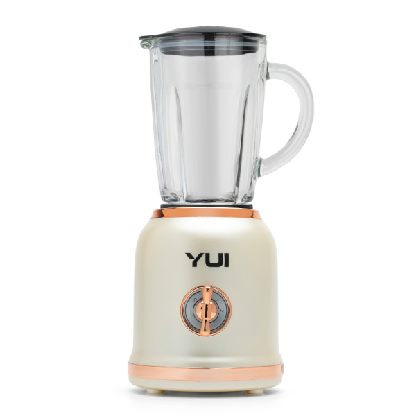 Yui M18 3'ü 1 Arada Retro Smoothie Blender Seti Krem Renk