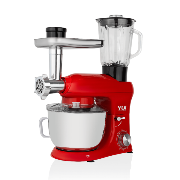 M200 Multi-fonksiyonel 3'ü Bir Arada Döküm Gövde Stand Mikser Kıyma Setli Ve Blender Özellikli 1800W