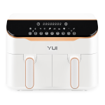 Yui M45 8 Litre (4+4) Seramik Çift Hazneli Smart Airfryer Fritöz Beyaz