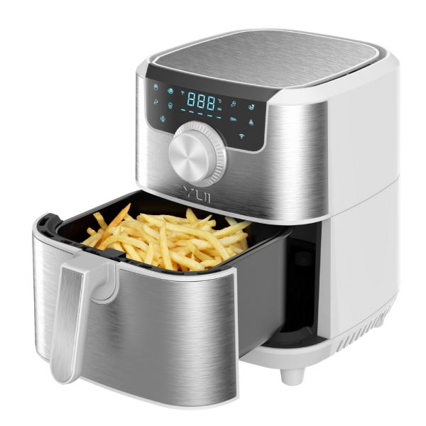Yui M20 Maxifry Dokunmatik Ekran 4,5 Litre Smart Airfryer Yağsız Fritöz 1500W Beyaz