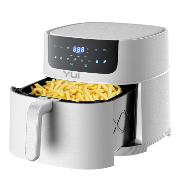 Yui M50 Maxifry XXL 8 Litre Smart Dokunmatik Airfryer Sıcak Hava Fritöz Beyaz