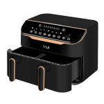 Yui M45 8 Litre (4+4) Seramik Çift Hazneli Smart Airfryer Fritöz Siyah