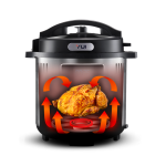 Yui M06 Maxi Cooker Plus 2 in 1 Sıcak Hava Fritözü ve Düdüklü Tencere