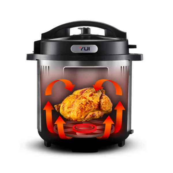 Yui M06 Maxi Cooker Plus 2 in 1 Sıcak Hava Fritözü ve Düdüklü Tencere