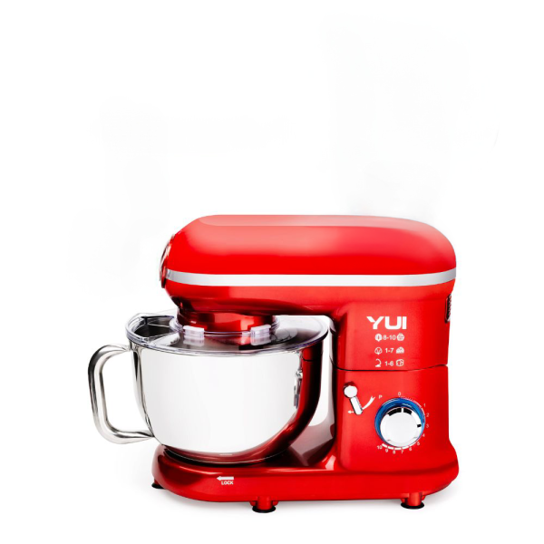 Yui M120 Multi-fonksiyonel 3'ü Bir Arada Stand Mikser Kıyma Setli Ve Blender Özellikli Kırmızı