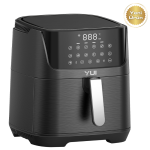 Yui M25 Maxifry Pro 5.5 Lt. Smart Dokunmatik Airfryer Sıcak Hava Fritöz Siyah