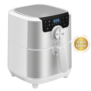 Yui M20 Maxifry Dokunmatik Ekran 4,5 Litre Smart Airfryer Yağsız Fritöz 1500W Beyaz