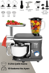 Yui M120 Multi-fonksiyonel 3'ü Bir Arada Stand Mikser Kıyma Setli Ve Blender Özellikli Gri