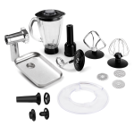 Yui M120 Multi-fonksiyonel 3'ü Bir Arada Stand Mikser Kıyma Setli Ve Blender Özellikli Siyah