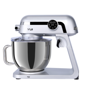 Yui M123 Easy Chef Premium 1800W Dokunmatik Ekran Alüminyum Stand Mikser 7Lt.+Kıyma Başlık Seti Gri