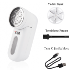 Yui CX1 Şarjlı (Type C) Tüy Ve Tiftik toplama temizleme makinesi+ 1 Adet yedek Bıçak Hediyeli