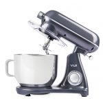 Yui M122 1800 W 6 Litre Alüminyum Döküm Hamur Makinesi Stand Mikser+Kıyma Başlık Seti Gri