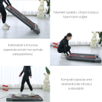 A2 Pro 2024 Model 12 Km Hız-120 Kg Taşıma Kapasitesi-Bluetooth Hoparlör-Akıllı Koşu Bandı-1.5 Hp