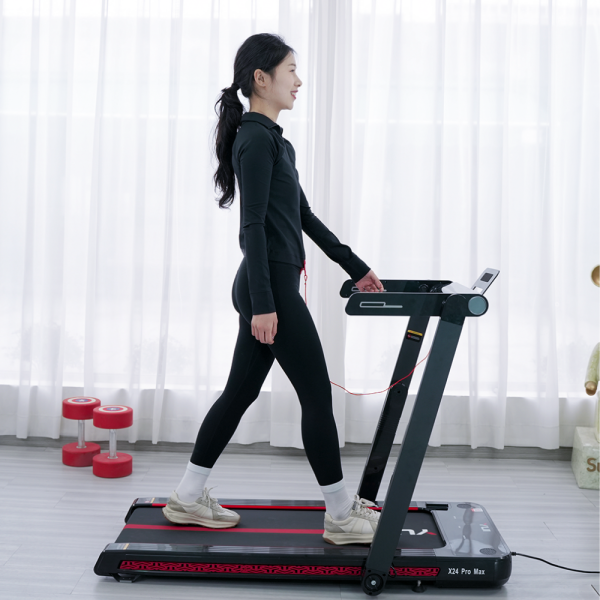 Yui X24 PRO MAX 14 Km Hız-120 Kg Taşıma-Katlanabilir Akıllı Yürüyüş Ve Koşu Bandı -2.5 Hp