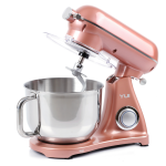 Yui M122 1800 W 6 Litre Alüminyum Döküm Hamur Makinesi Stand Mikser+Kıyma Başlık Seti Pembe
