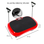 Yui VS5 MAX 2D XXL Vibration Plate Hoparlör-Kumandalı Yüksek Titreşimli  Zayıflama Kondisyon Aleti
