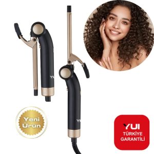 Yui Kb308 Seramik Plaka Afro Dalga 13mm Katlanabilir Kıvırcık Saç Maşası