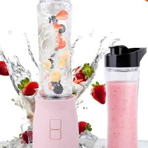 Yui M19 500w Kişisel Smoothie Blender Pembe 1 Adet Yedek Şişe