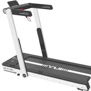 X24 Pro Max 14 Km Hız-120 Kg Taşıma-katlanabilir Akıllı Yürüyüş Ve Koşu Bandı -2.5 Hp Beyaz