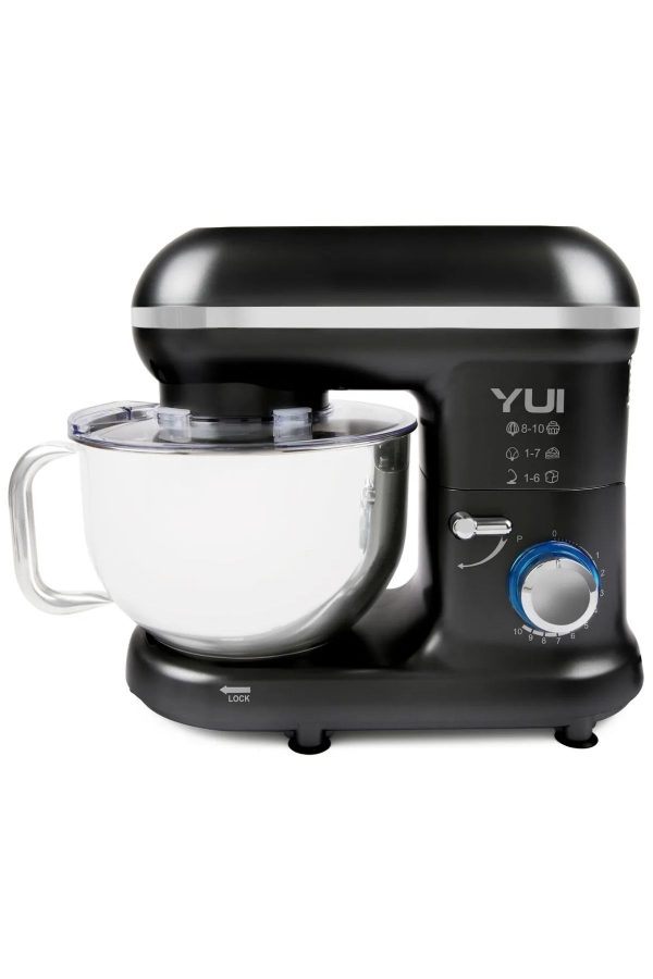 M108 Easy Chef Hamur Yoğurma Makinesi Stand Mikseri Siyah