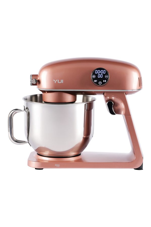 M218 Easy Chef Siyah Stand Mikser 1800W motor gücü 8L kapasite dayanıklı döküm metal gövde