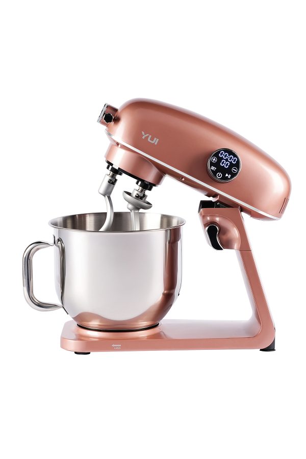 M218 Easy Chef Siyah Stand Mikser 1800W motor gücü 8L kapasite dayanıklı döküm metal gövde