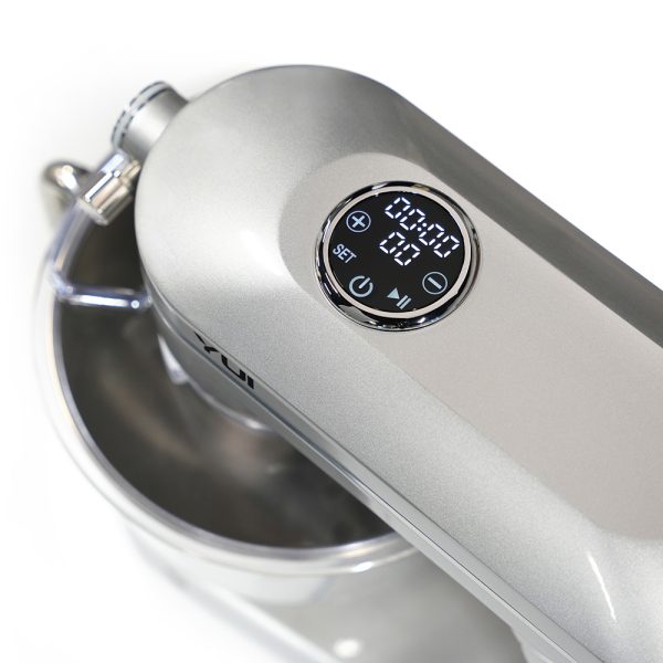 Easy Chef M129 1800w Güçlü Döküm Metal Stand Mikser Gümüş