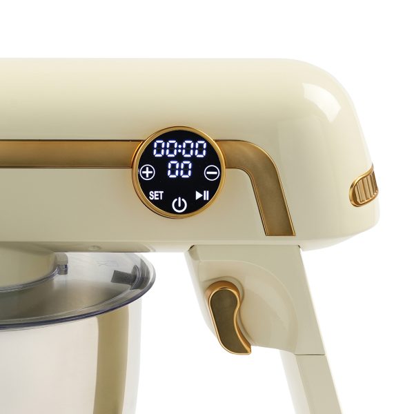 Easy Chef M123 1800w Güç 7l Hazne Stand Mikser Krem Gold