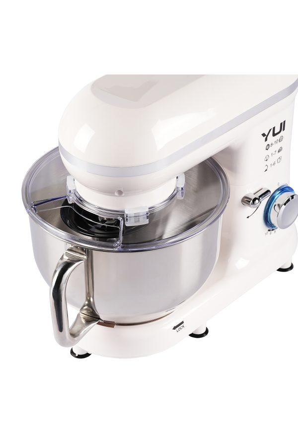 M108 Easy Chef Hamur Yoğurma Makinesi Stand Mikseri Antrasit Beyaz