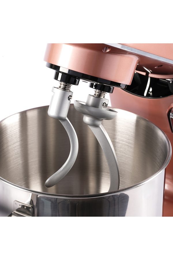 M218 Easy Chef Siyah Stand Mikser 1800W motor gücü 8L kapasite dayanıklı döküm metal gövde