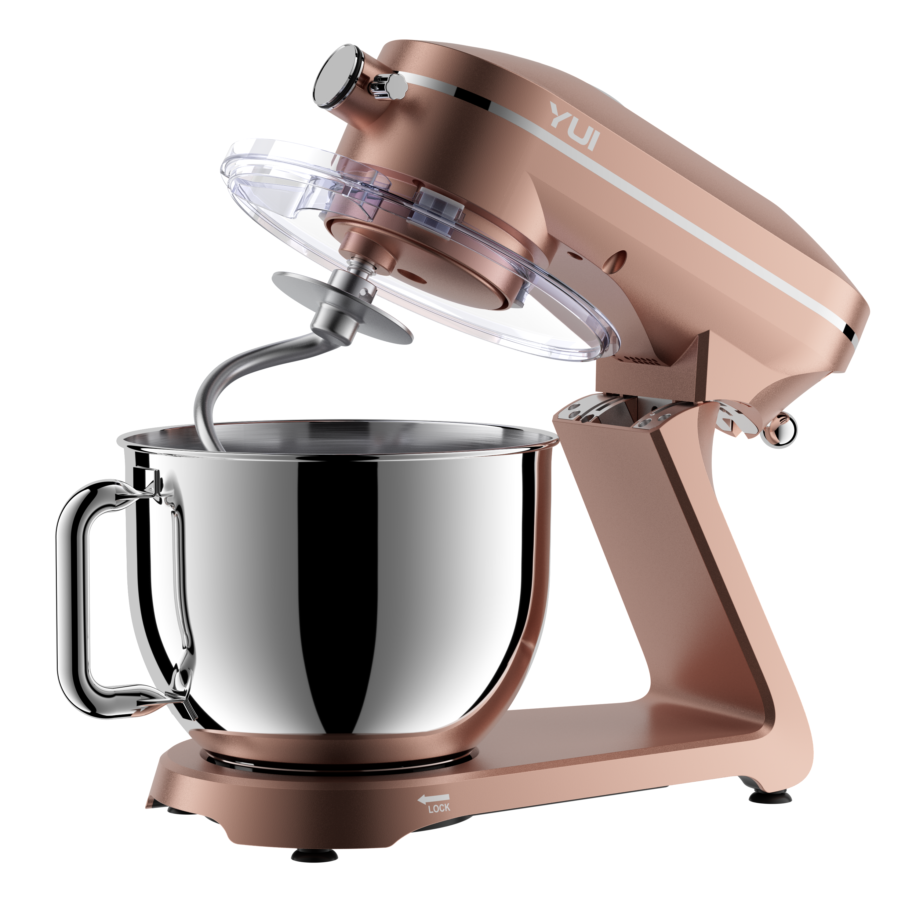 Easy Chef M129 1800w Güçlü Döküm Metal Stand Mikser Rose Gold - Yui