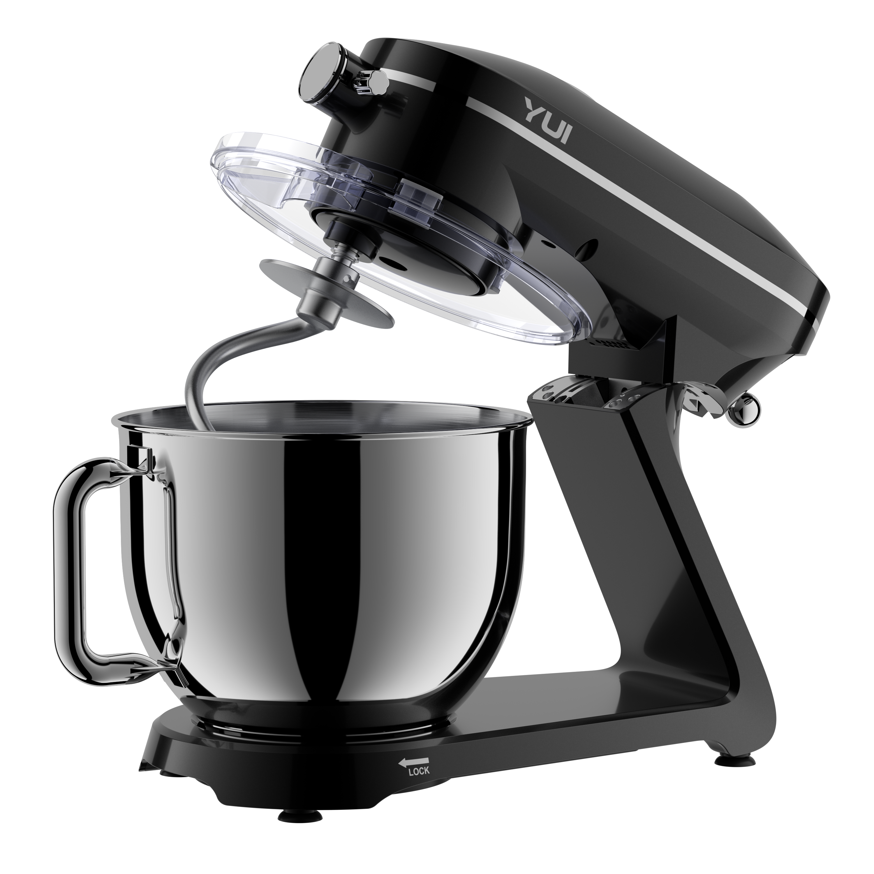 yui Easy Chef M129 1800w Güçlü Döküm Metal Stand Mikser Siyah - Yui