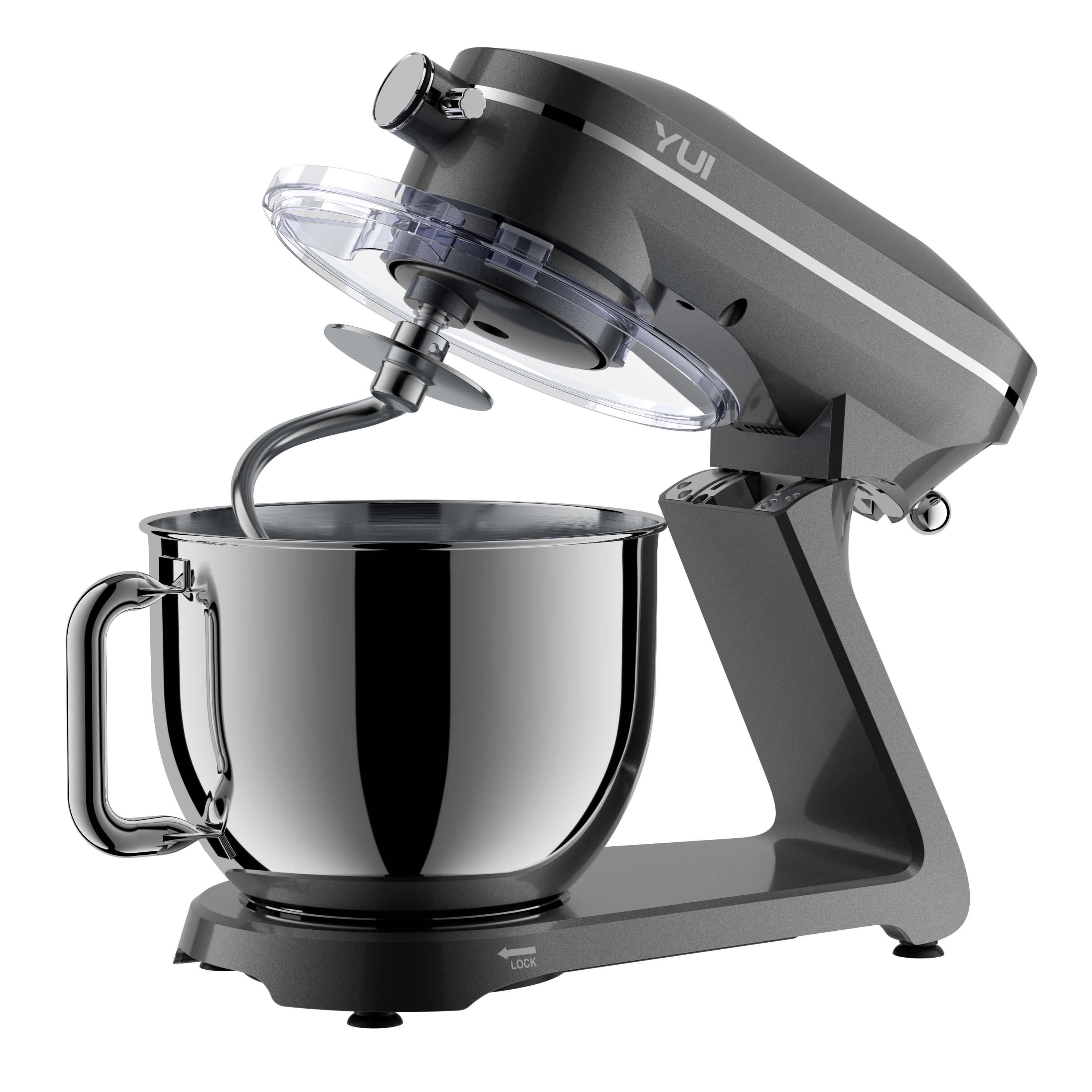 Easy Chef M129 1800w Güçlü Döküm Metal Stand Mikser Demir Gri - Yui