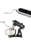 Easy Chef M122 Plus DC Motor Stand Mikser Çift Başlıklı Parlak Koyu Gri