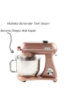 Easy Chef M122 Plus DC Motor Stand Mikser Çift Başlıklı Rose Gold