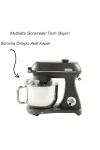 Easy Chef M122 Plus DC Motor Stand Mikser Çift Başlıklı Mat Gri Gold