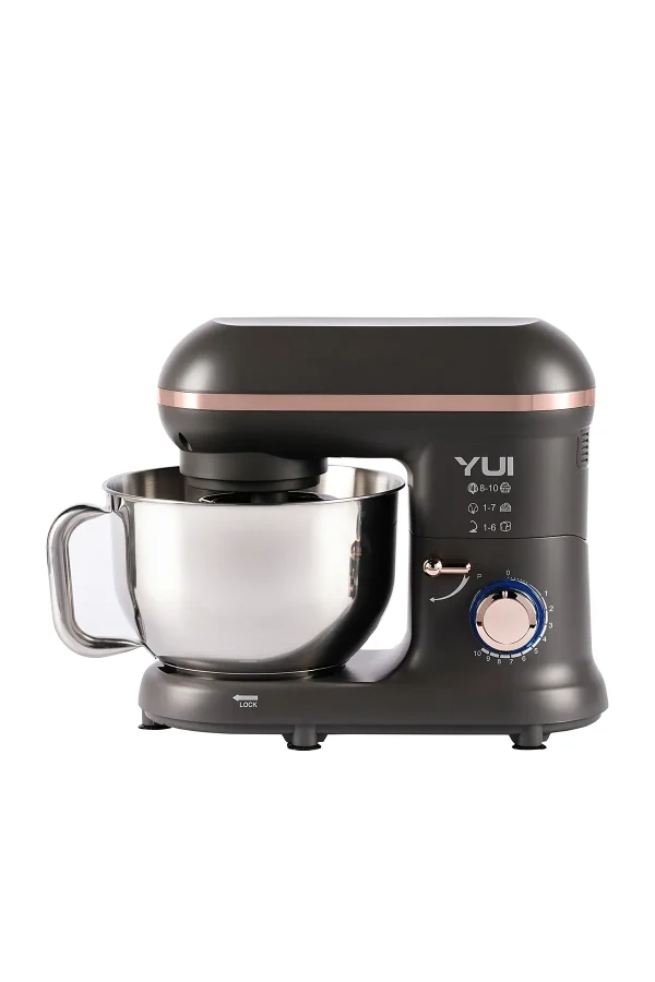 M108 Easy Chef Hamur Yoğurma Makinesi Stand Mikseri Gri Rose Gold