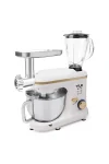 M120 Multi-fonksiyonel 3'ü Bir Arada Stand Mikser Kıyma Setli Ve Blender Özellikli Krem/gold
