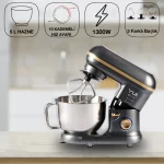 M108 Easy Chef Hamur Yoğurma Makinesi Stand Mikseri Gri Gold