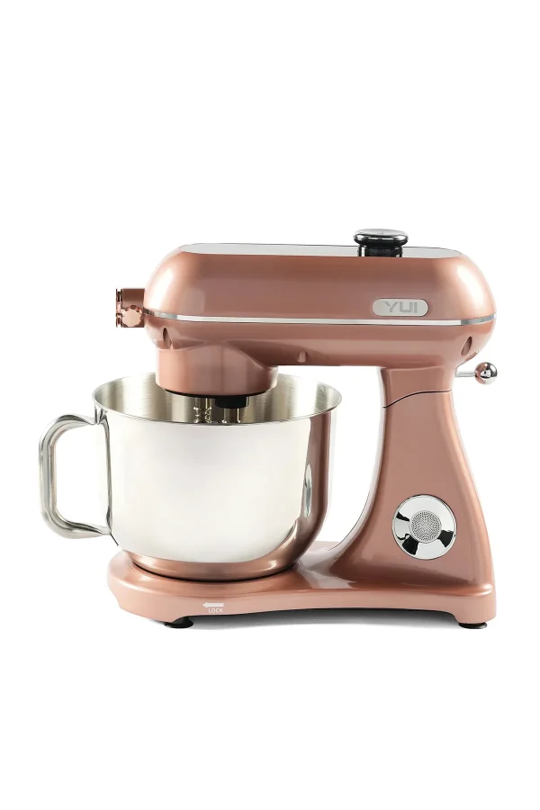 Easy Chef M122 Plus DC Motor Stand Mikser Çift Başlıklı Rose Gold