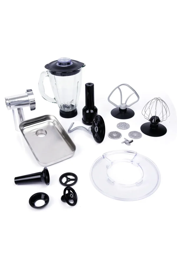 M120 Multi-fonksiyonel 3'ü Bir Arada Stand Mikser Kıyma Setli Ve Blender Özellikli Krem/gold