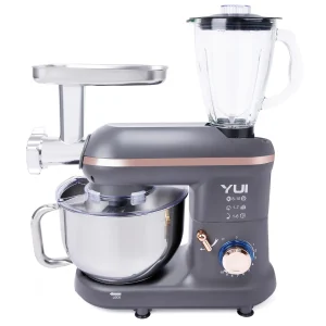 M120 Multi-fonksiyonel 3'ü Bir Arada Stand Mikser Kıyma Setli Ve Blender Özellikli Gri/Rose Gold