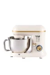 M108 Easy Chef Hamur Yoğurma Makinesi Stand Mikseri Antrasit Beyaz